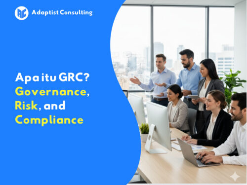 Karyawan kantor berdiskusi mengenai apa itu grc