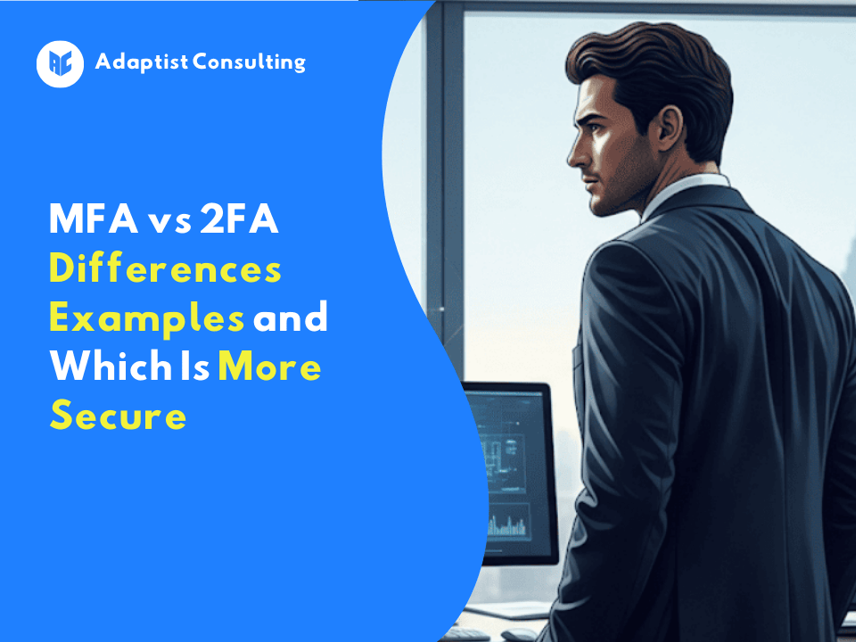 Illustration of MFA vs 2FA in digital account login security, showing the differences between two-factor and multi-factor authentication methods.