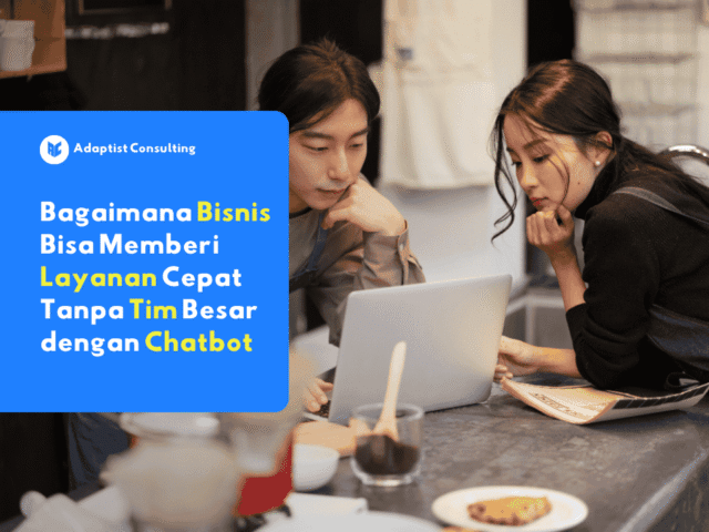ilustrasi chatbot melayani pelanggan bisnis