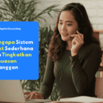 Tim customer service menggunakan sistem tiket sederhana untuk menanggapi pelanggan dengan cepat