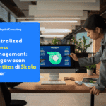 Tim IT enterprise memantau keamanan akses melalui dashboard Centralized Access Management