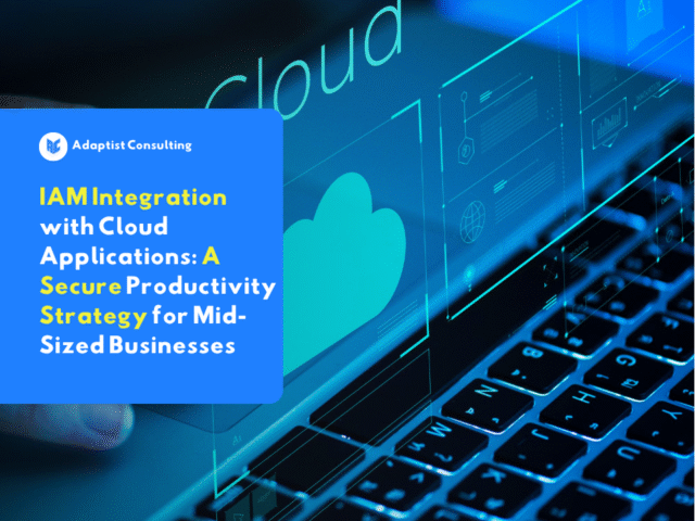 Illustration of IAM integration with cloud applications for mid-sized businesses