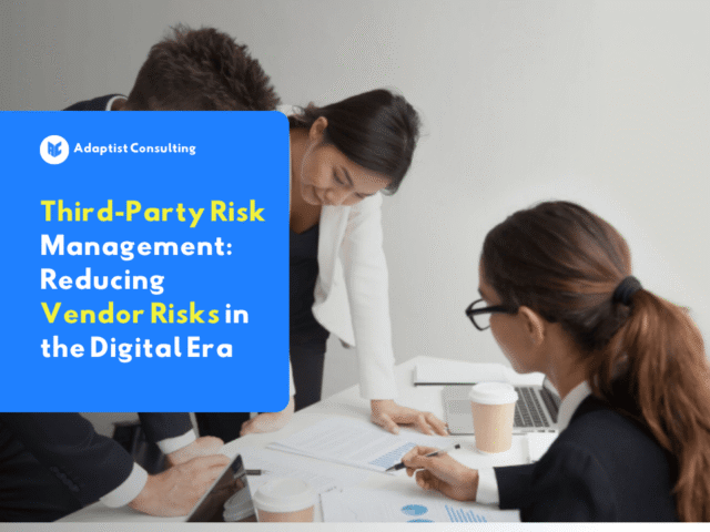 illustration of third-party risk management in a company