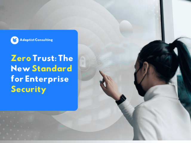 illustration of zero trust security for enterprise