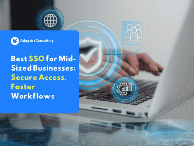 Dashboard of the best SSO for mid-sized businesses showing single authentication for multiple applications