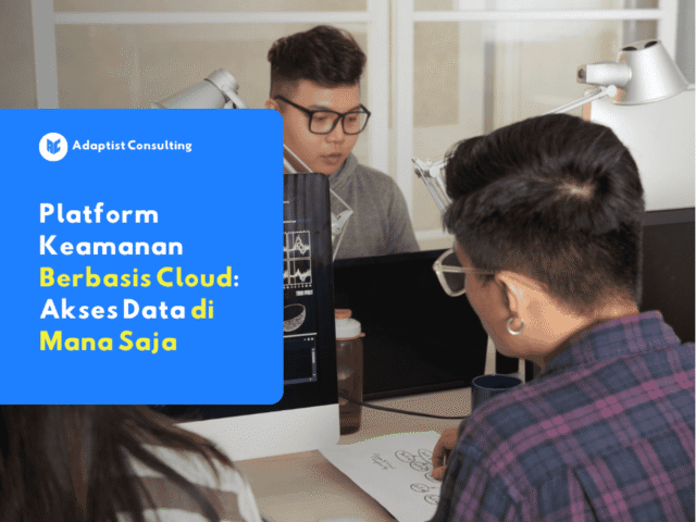 Dashboard platform keamanan cloud Adaptist Prime menampilkan aktivitas login real time tim startup digital di berbagai lokasi.