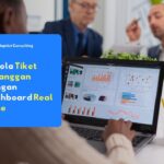 Penggunaan real-time dashboard untuk pengolahan dan pemantauan tiket pelanggan secara cepat dan efisien.