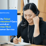 illustration ticket prioritization dalam sistem customer service bisnis