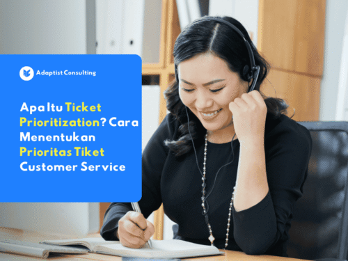 illustration ticket prioritization dalam sistem customer service bisnis