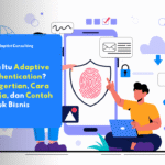 illustration adaptive authentication dalam sistem keamanan akses modern