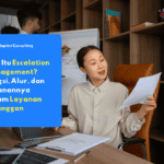 illustration escalation management dalam alur penyelesaian tiket customer service