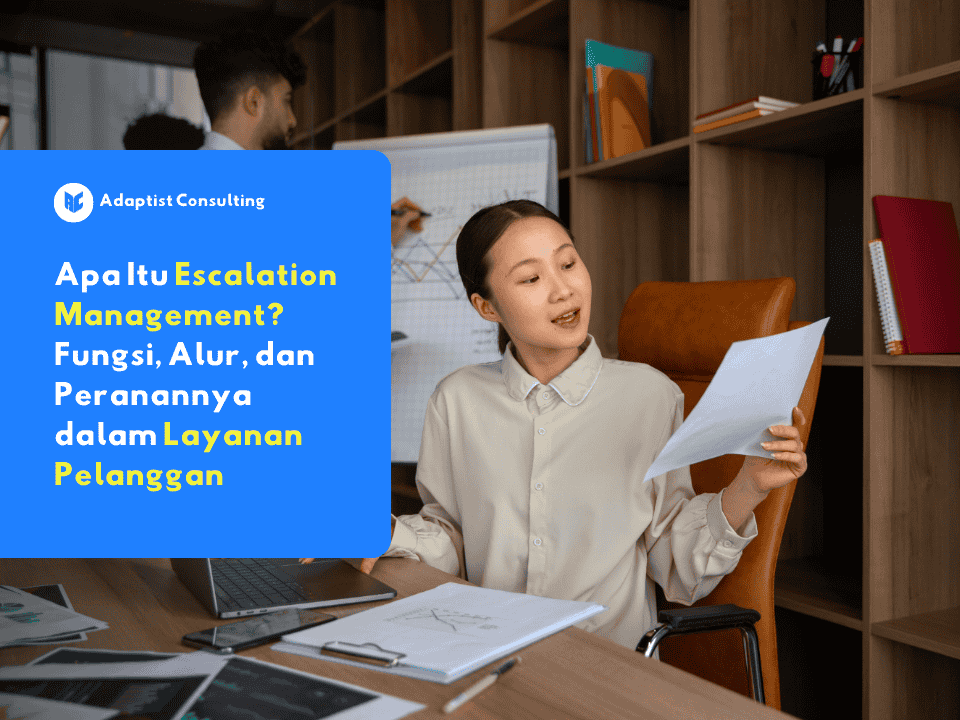 illustration escalation management dalam alur penyelesaian tiket customer service