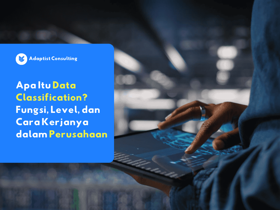 illustration data classification dalam pengelompokan data perusahaan