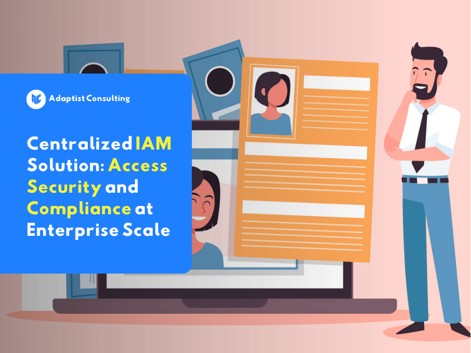 Centralized IAM solution dashboard displaying access controls and user login activity across enterprise applications.