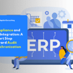 Integrated compliance and ERP dashboard showing real-time enterprise audit data.