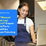 Ilustrasi pekerjaan mudah yang dilakukan tim customer service dengan dashboard sistem ticketing dari Adaptist Prose untuk bisnis berkembang.