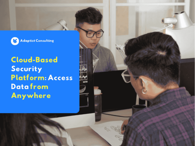 Cloud security platform dashboard from Adaptist Prime showing real time login activity of digital startup teams across locations.