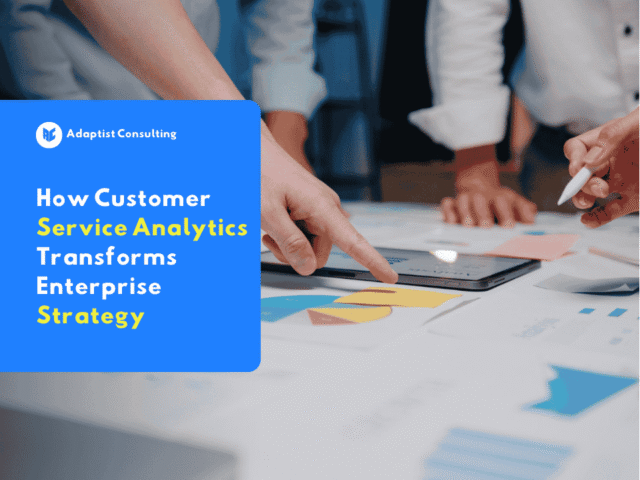Customer service performance analytics for enterprise strategic decision-making