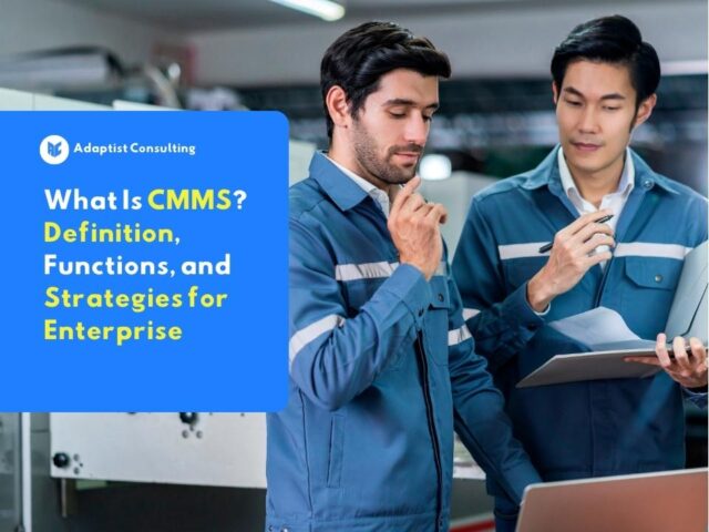 CMMS system for maintenance management