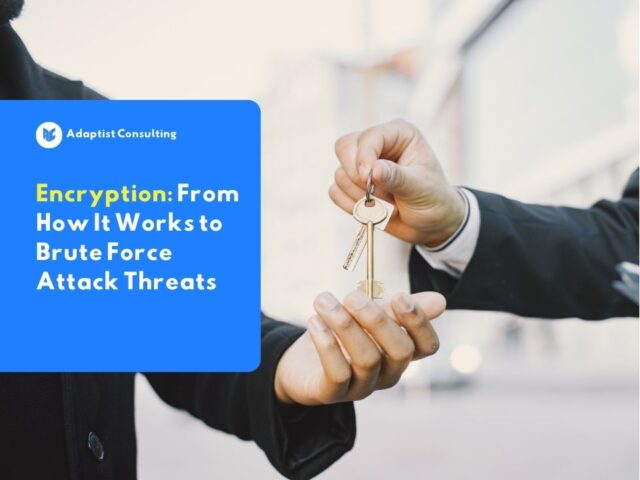 Illustration of a key representing the role of encryption in protecting corporate data access.