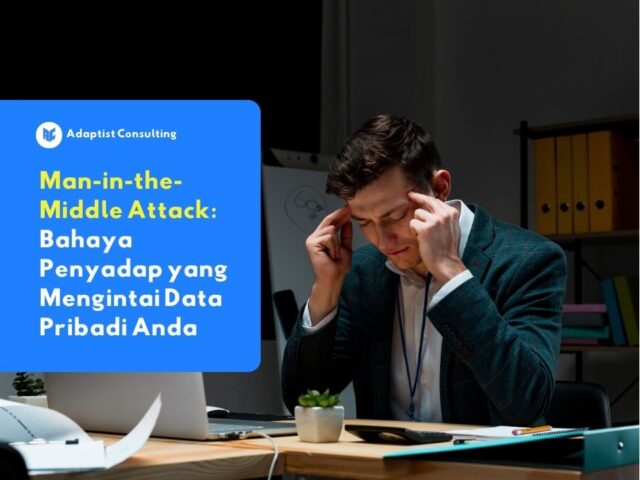 Seorang karyawan kehilangan data pribadi perusahaan setelah pihak tidak berwenang berhasil menyadap jaringan yang digunakan untuk mengakses sistem internal dengan teknik man-of-the-middle attack
