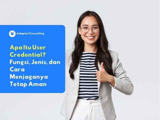 Illustration of employee using credentials to access company systems