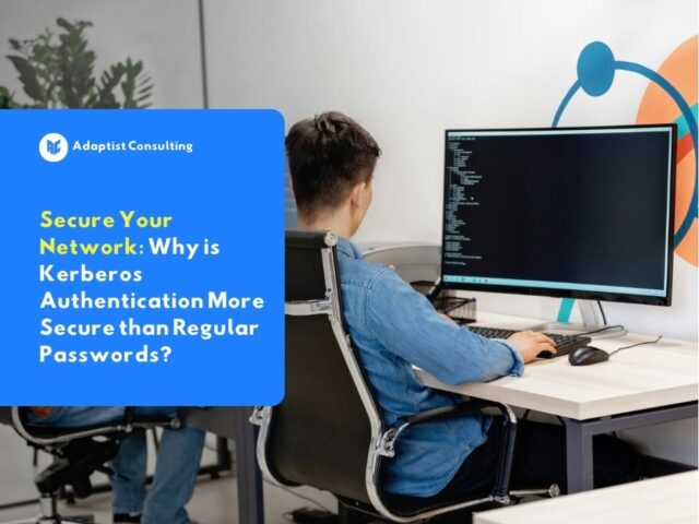 Employees who are accessing enterprise network systems securely thanks to Kerberos authentication protection and centralized identity management.