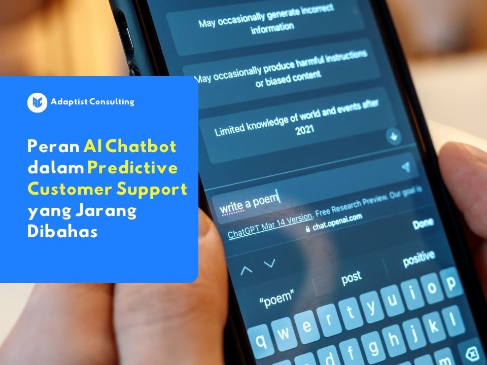 peran ai chatbot dalam predictive customer support