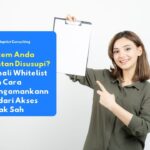 Ilustrasi daftar whitelist yang menandakan pengguna dan sistem telah diverifikasi