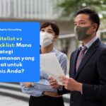 Sejumlah karyawan sedang berdiskusi mengenai penerapan kebijakan keamanan berbasis blacklist dan whitelist untuk mengelola akses sistem, meminimalkan risiko keamanan, serta memastikan kepatuhan terhadap standar perlindungan data perusahaan.