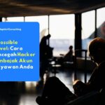 Seorang peretas yang sedang mengeksploitasi celah jaringan korporat dari lokasi tersembunyi untuk melancarkan serangan impossible travel dan mengambil alih kendali akses secara paksa.