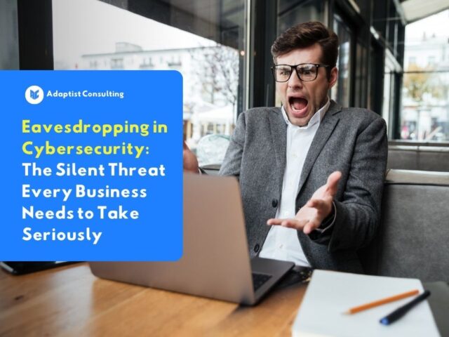 Employees were startled to see the laptop when they realized the risk of eavesdropping and data interception in the company’s cybersecurity system
