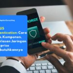 RADIUS Authentication pada smartphone untuk verifikasi akses jaringan enterprise dengan sistem keamanan login pengguna