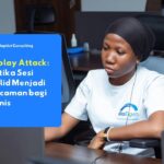 Karyawan yang sedang mengakses server perusahaan tanpa menyadari bahwa peretas tengah menyadap sesi otentikasi tersebut untuk melancarkan eksekusi replay attack ke dalam sistem.