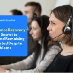 Employee handling escalation of enterprise client complaints with empathetic communication at a unified resolution service center.