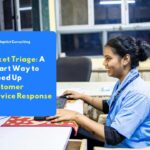 Employees are monitoring the dashboard system to execute ticket triage and distribute B2B client reports.