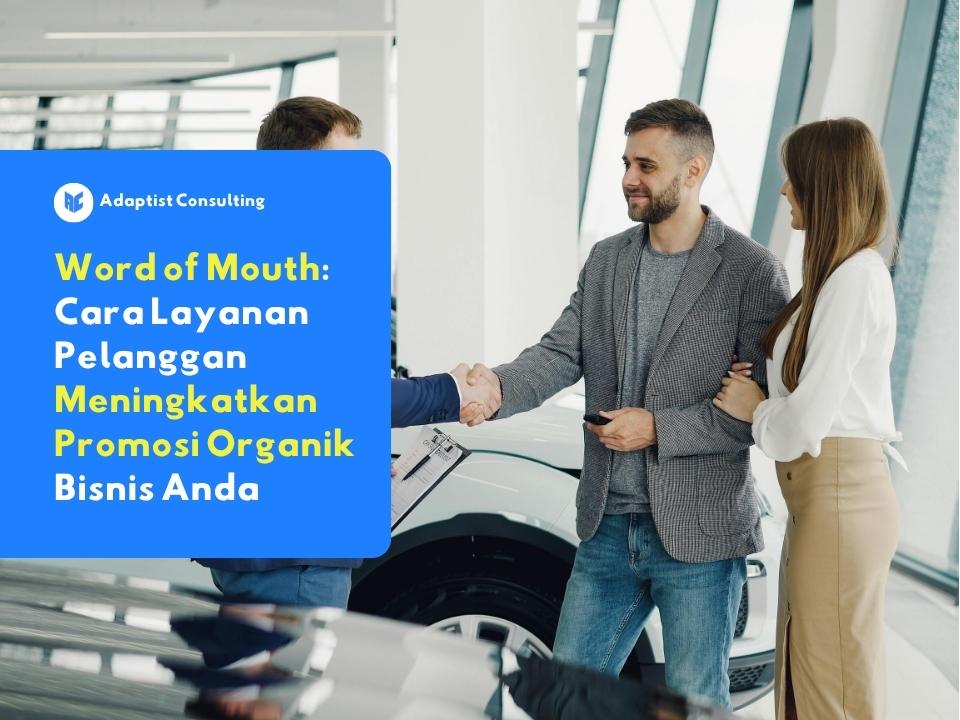 Konsumen yang sedang mendiskusikan kepuasan layanan pelanggan B2B dan memberikan rekomendasi word of mouth positif kepada rekan bisnisnya.