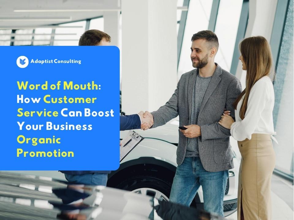 Consumers discussing B2B customer service satisfaction and providing positive word of mouth recommendations to their business partners.