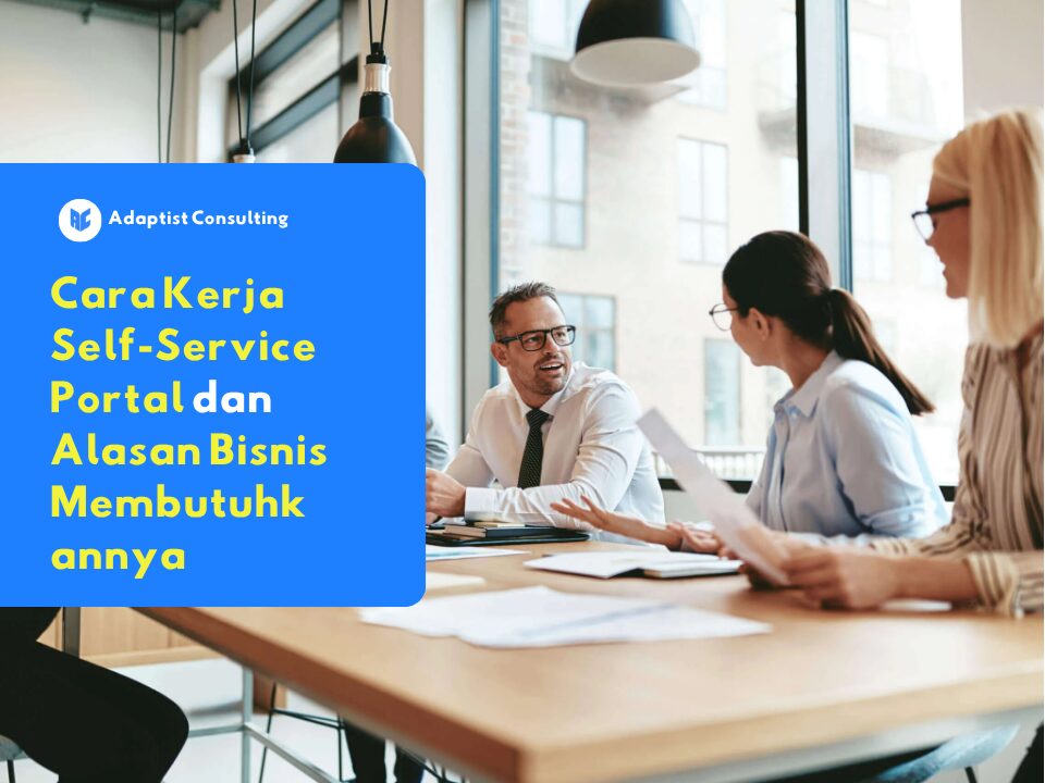 tampilan self-service portal yang digunakan pelanggan untuk melacak pesanan dan mengelola akun secara mandiri