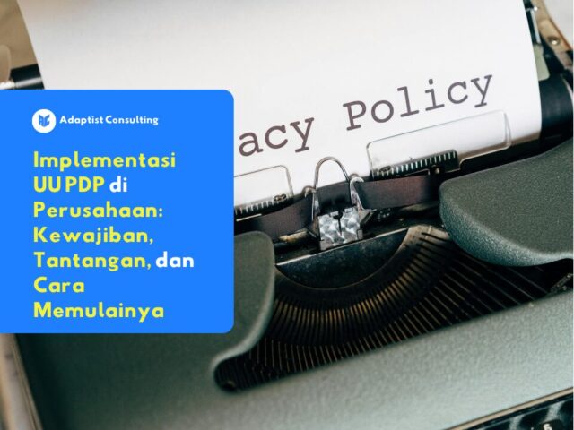 Implementasi UU PDP untuk perusahaan
