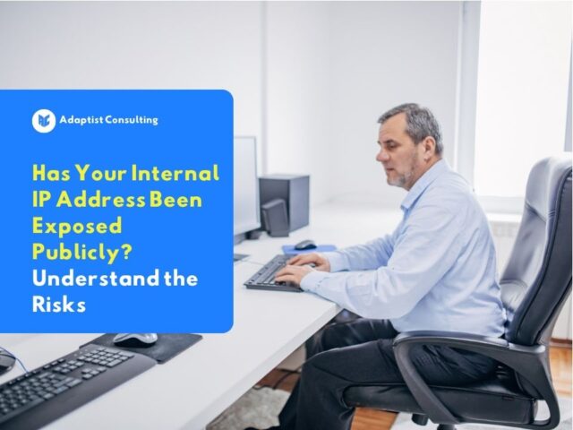 Employees securely access the company's internal systems using internal IP verification.