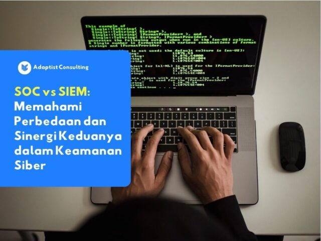 Tim analis keamanan siber enterprise sedang berkolaborasi memantau dasbor analitik SIEM di dalam ruang pusat operasi keamanan SOC.