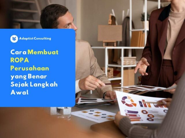 Tim yang sedang berdiskusi tentang cara membuat ROPA perusahaan