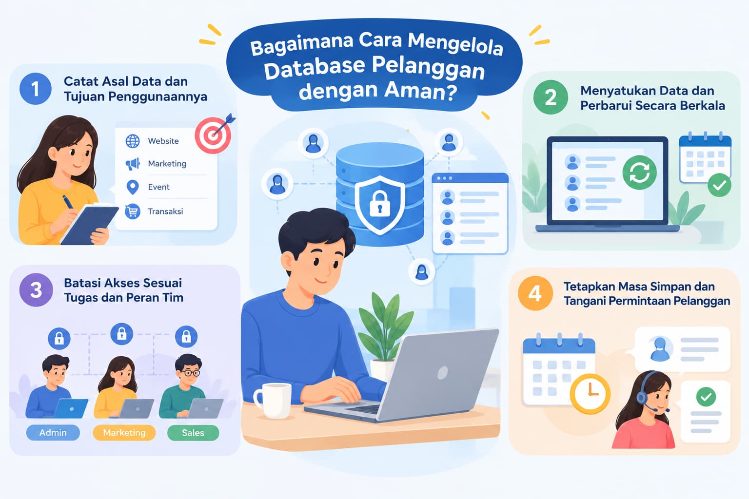 Cara Mengelola Database Pelanggan dengan Aman